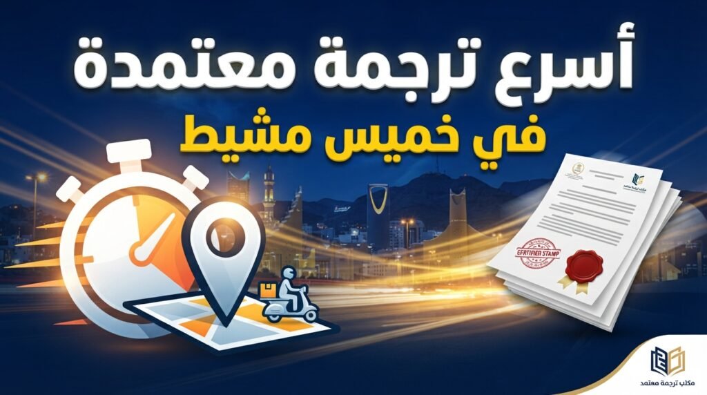 مكتب ترجمة معتمد بخميس لترجمة الشهادات والوثائق الرسمية.
