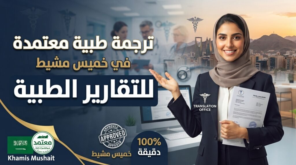 ترجمة تقارير طبية معتمدة خميس مشيط بأعلى درجات الدقة والسرية.