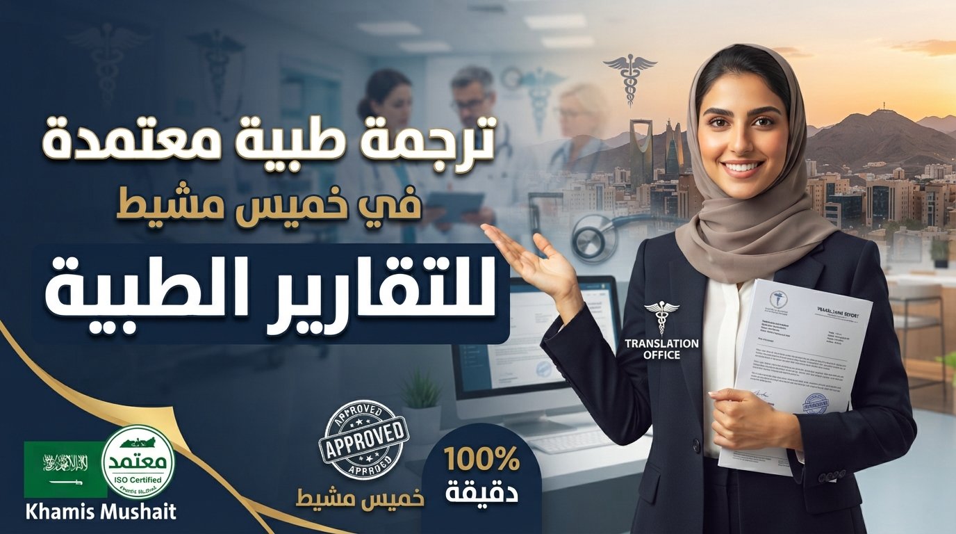 ترجمة تقارير طبية معتمدة خميس مشيط بأعلى درجات الدقة والسرية.